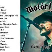 Il testo GUITAR SOLO dei MOTORHEAD è presente anche nell'album Clean your clock (2016)