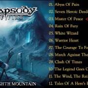 Il testo RAIN OF FURY dei RHAPSODY OF FIRE è presente anche nell'album The eighth mountain (2019)