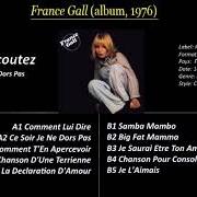 Il testo COMMENT LUI DIRE di FRANCE GALL è presente anche nell'album France gall (1975)